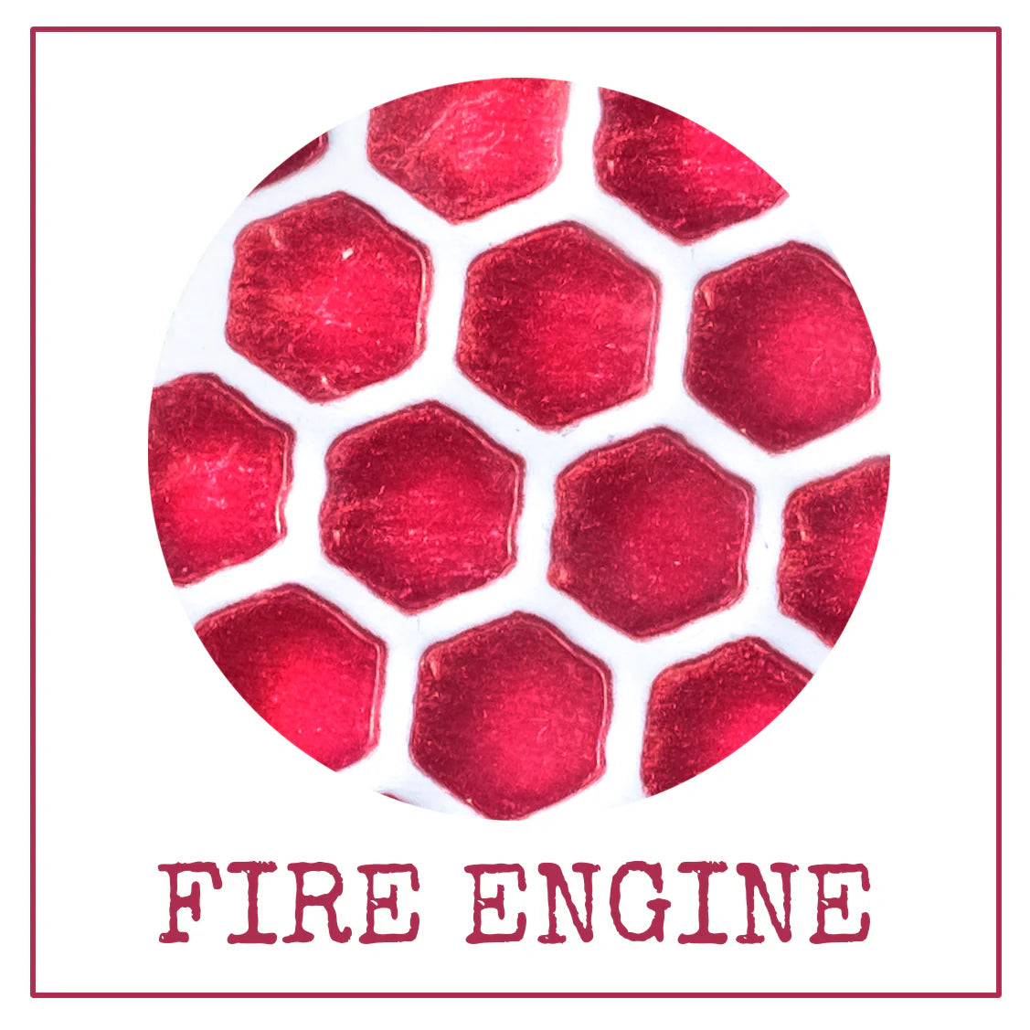 Bee Arty Colour Blast Metalic Paste, Fire Engine