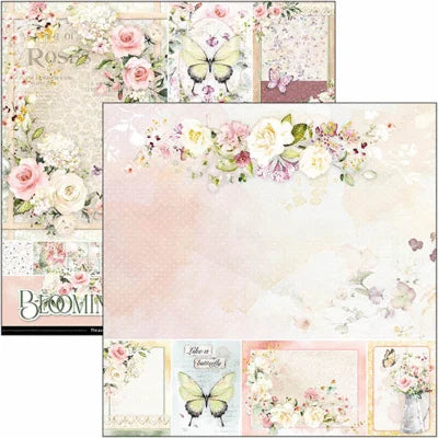 Ciao Bella, 12x12 Patterned Paper Pad, Blooming