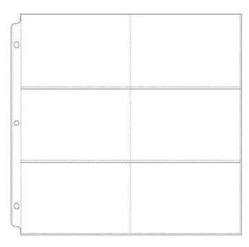 Ring Binder Refils, 12x12 - 6x4 Pockets