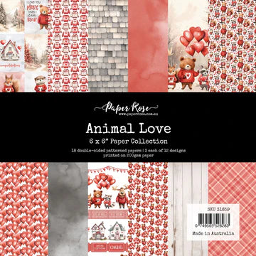 Paper Rose Animal Love Collection 6x6