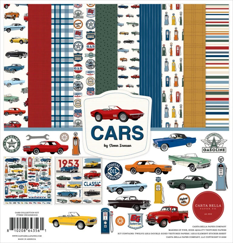 Echo Park, Cars 12x12 Paper Collection