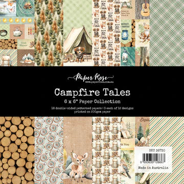 Paper Rose, Campfire Tales 6x6 Paper Collection