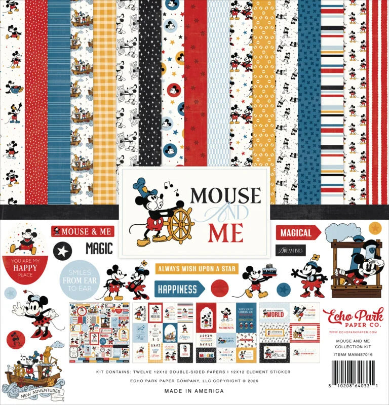 Carta Bella, Echo Park, 12x12 Mouse & Me Collection Kit