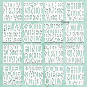 Mintay Chipboard2 D115 - Self Care