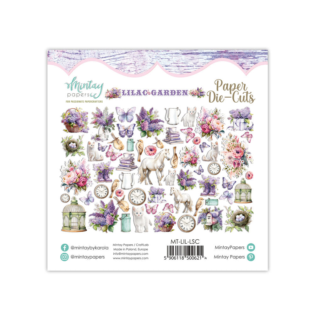Mintay Lilac Garden Die Cuts
