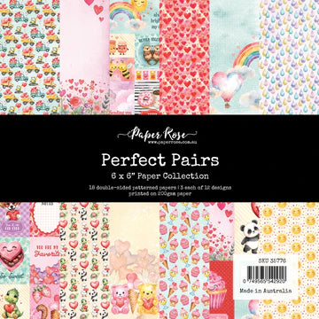 Paper Rose, Perfect Pairs, 6x6 Paper Collection