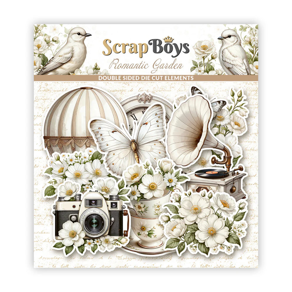 Scrap Boys Romantic Garden Die Cuts
