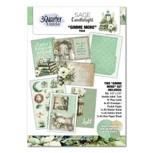 3Quarter Design, Sage Candlelight Gimme More Pack