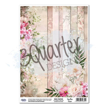 3 Quarter Design, Shutter Glam Rice Paper Sheets