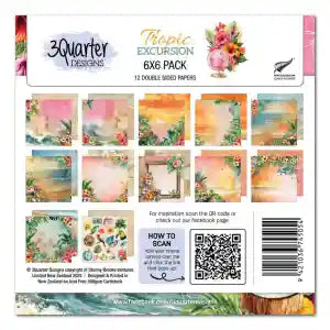 3 Quarter Design Tropic Excursion 6x6 Pack
