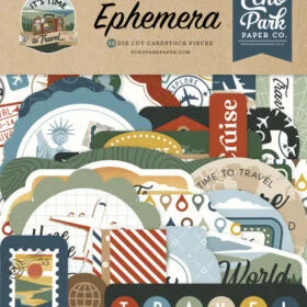 Echo Park Its Time to Travel Ephemera Kit