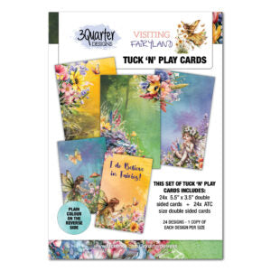 3 Quarter Design Visiting Fairyland Tuck & Play Cards