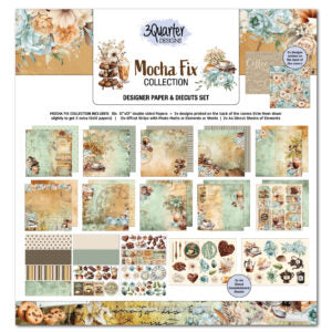 3 Quarter Design, Mocha Fix 12x12 Collection