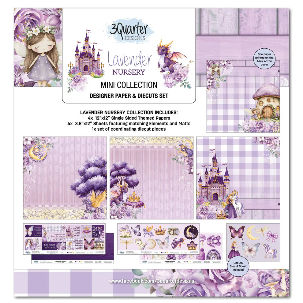 3 Quarter Design Lavender Nursery Collection