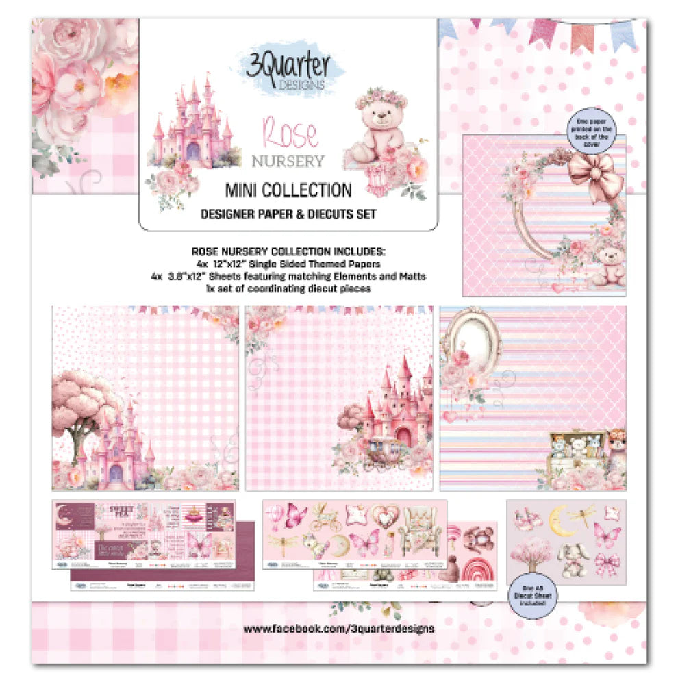 3 Quarter Design, Rose Nursery Mini Collection