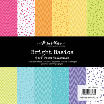 Paper Rose Bright Basics Collection, 6x6