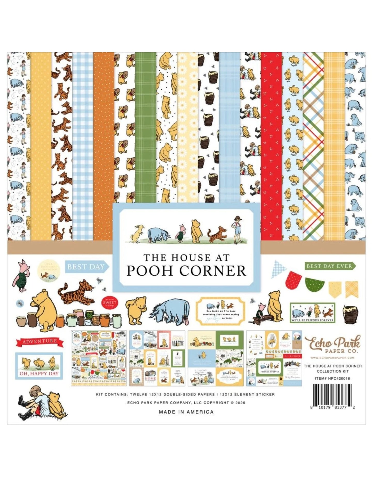 Echo Park The House at Pooh Corner 12x12 Paper Collection