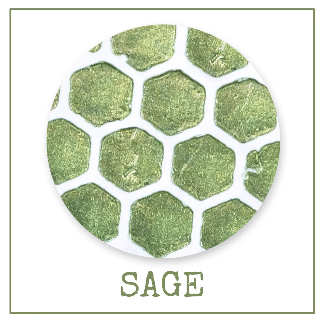 Bee Arty Colour Blast, Metalic Paste Sage