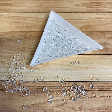 Paper Rose Triangle Embellishment Tray