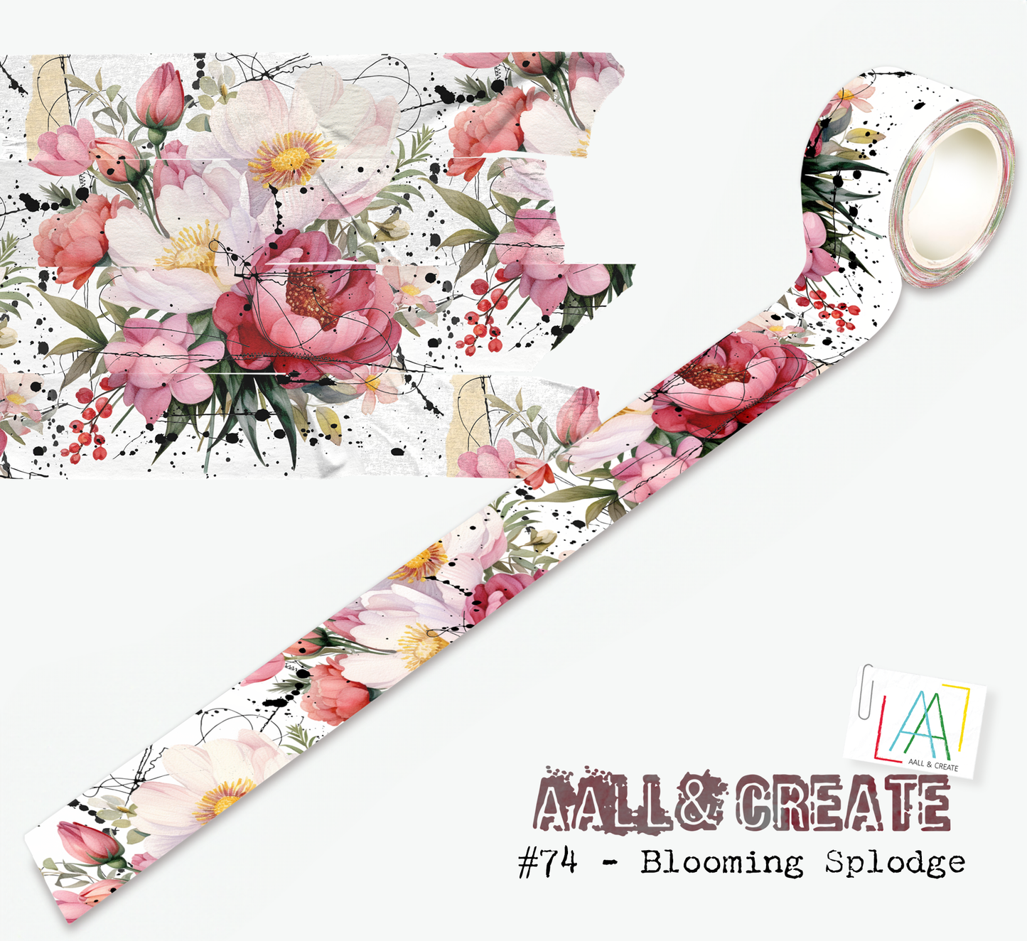 Aall & Create  Wshi Tape Blooming Splodge