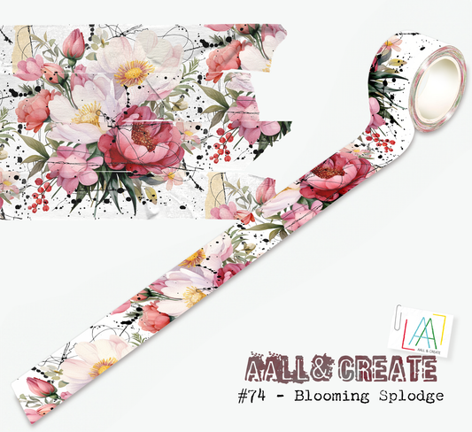 Aall & Create  Wshi Tape Blooming Splodge