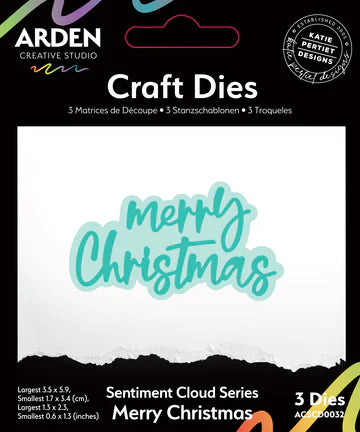 Arden Craft Die, Merry Christmas