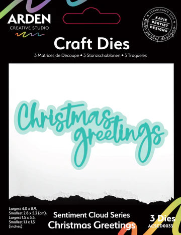 Arden Craft Dies, Christmas Greetings