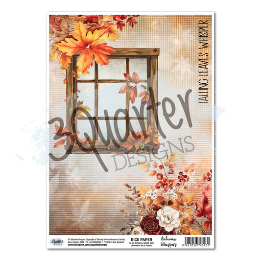 3QD Rice Paper, Autumn Whispers