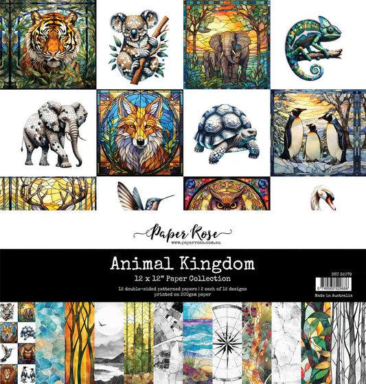 Paper Rose Collection Animal Kingdom 12x12