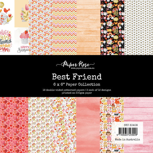 Paper Rose Best Friend Paper Collection 6x6