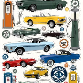 Echo Park Cars Chipboard Accents