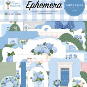 Carta Bella Echo Park, Flower Shoppe Ephemera