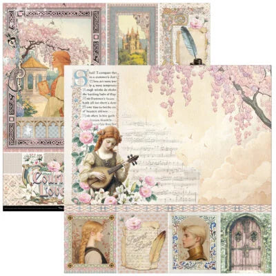 Ciao Bella, Courtly Love 12x12 Paper Collection