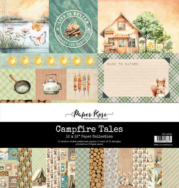 Paper Rose, Campfire Tales, 12x12 Paper Collection