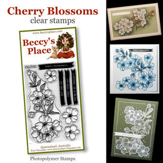 Beccy's Place  Cherry Blossom Clear Stamp