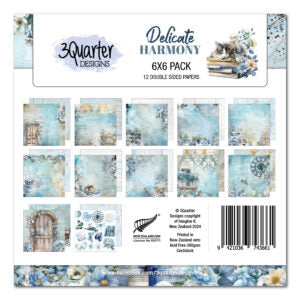 3 Quarter Design Delicate Harmony 6x6 Paper Pack