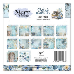 3 Quarter Design Delicate Harmony 8x8 Pack