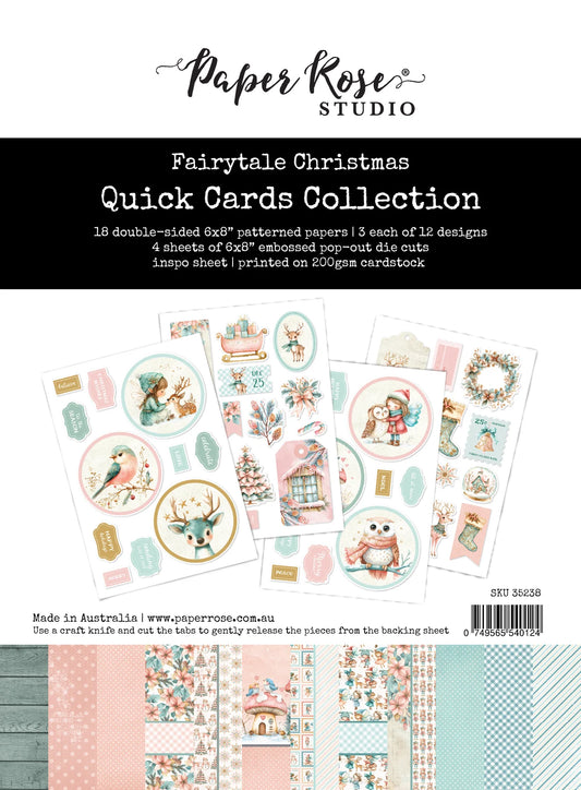 Paper Rose Fairytale Christmas 6x8 Quick Cards Collection