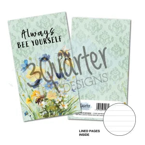 3 Quarter Design Honey Fields Mini Notebook
