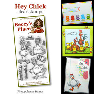 Beccy's Place Hey Chick Clear Stamp