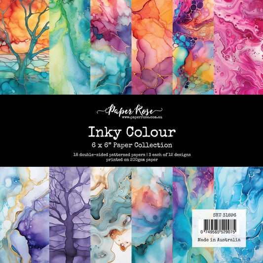 Paper Rose Inky Colour Collection 6x6