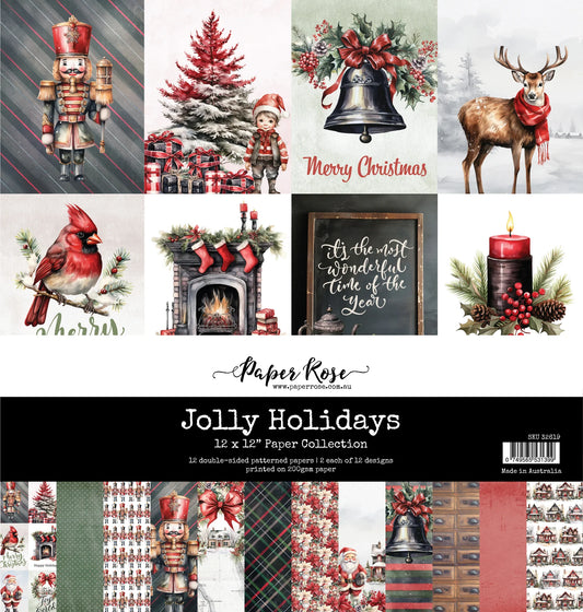 Paper Rose Collection Jolly Holidays 12x12