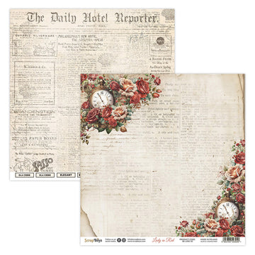 Scrapboy's Lady in Red Single Sheet