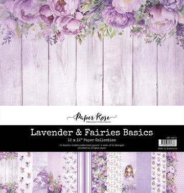 Paper Rose Lavender & Fairies Basics Paper Collection