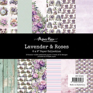 Paper Rose Lavender & Rose 6x6 Paper Collection