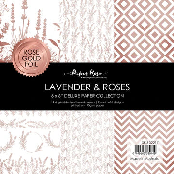 Paper Rose Lavender & Rose Collection Rose Gold 6x6