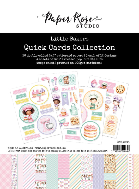 Paper Rose Little Bakers Quick Cards Collection