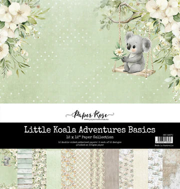 Paper Rose Little Koala Adventures Basics 12x12 Paper Collection