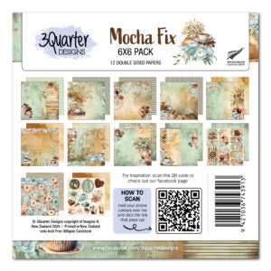 3 Quarter Design, Mocha Fix 6x6 Collection
