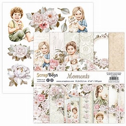 Scrap Boys Moments 6x6 Paper Collection